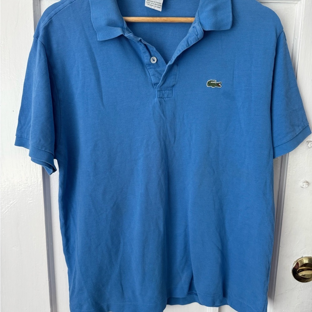 Lacoste Men's Classic Blue Polo Shirt